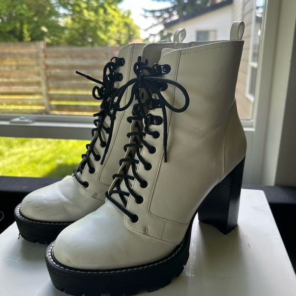 BP x Claudia Sulewski White Boots - Picture 1 of 5